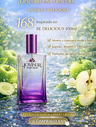168 - Inspirado en BE DELICIOUS - 100ml