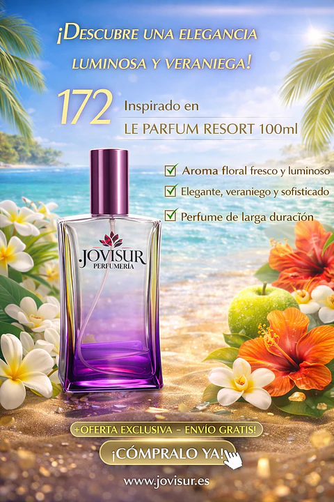 172 - Inspirado en LE PARFUM RESORT COLLECTION - 100ml