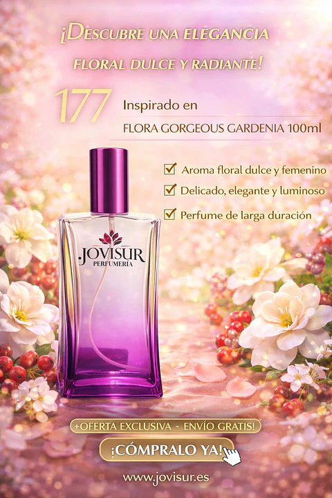 177 - Inspirado en FLORA GORGEOUS GARDENIA - 100ml