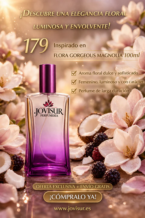 179 - Inspirado en FLORA GORGEOUS MAGNOLIA - 100ml