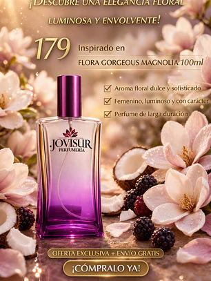 179 - Inspirado en FLORA GORGEOUS MAGNOLIA - 100ml