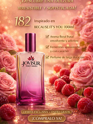 182 - Inspired by BECAUSE IT'S YOU - 100ml