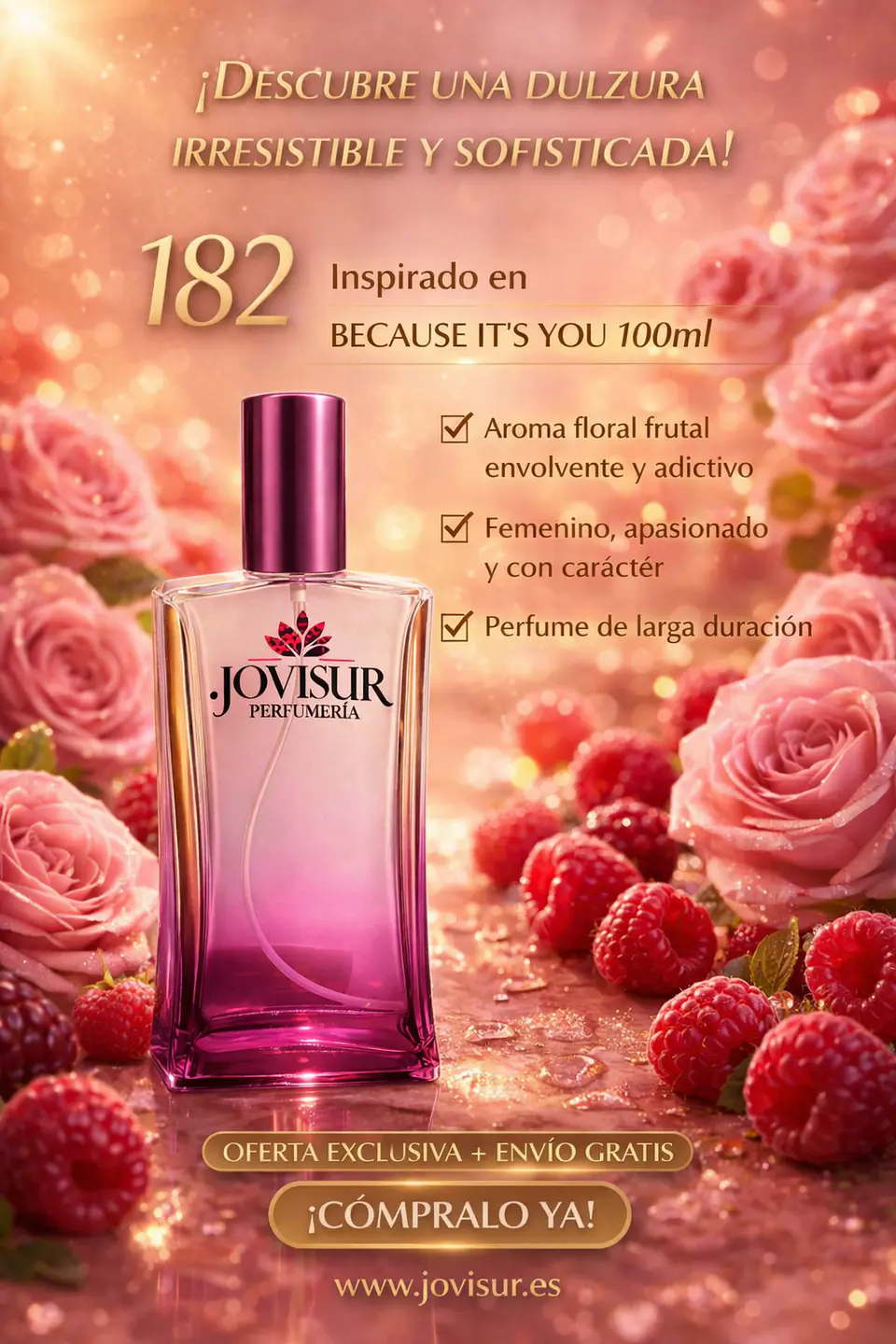182 - Inspirado en BECAUSE IT'S YOU - 100ml 1