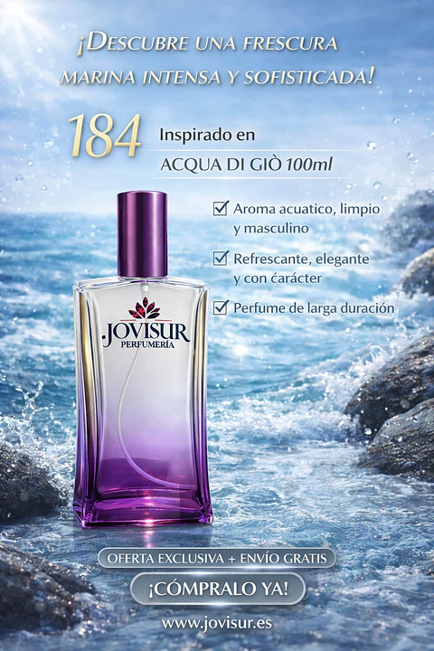 184 - Inspirado en ACQUA DI GIO - 100ml