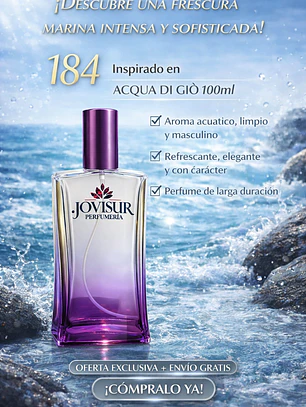 184 - Inspirado en ACQUA DI GIO - 100ml