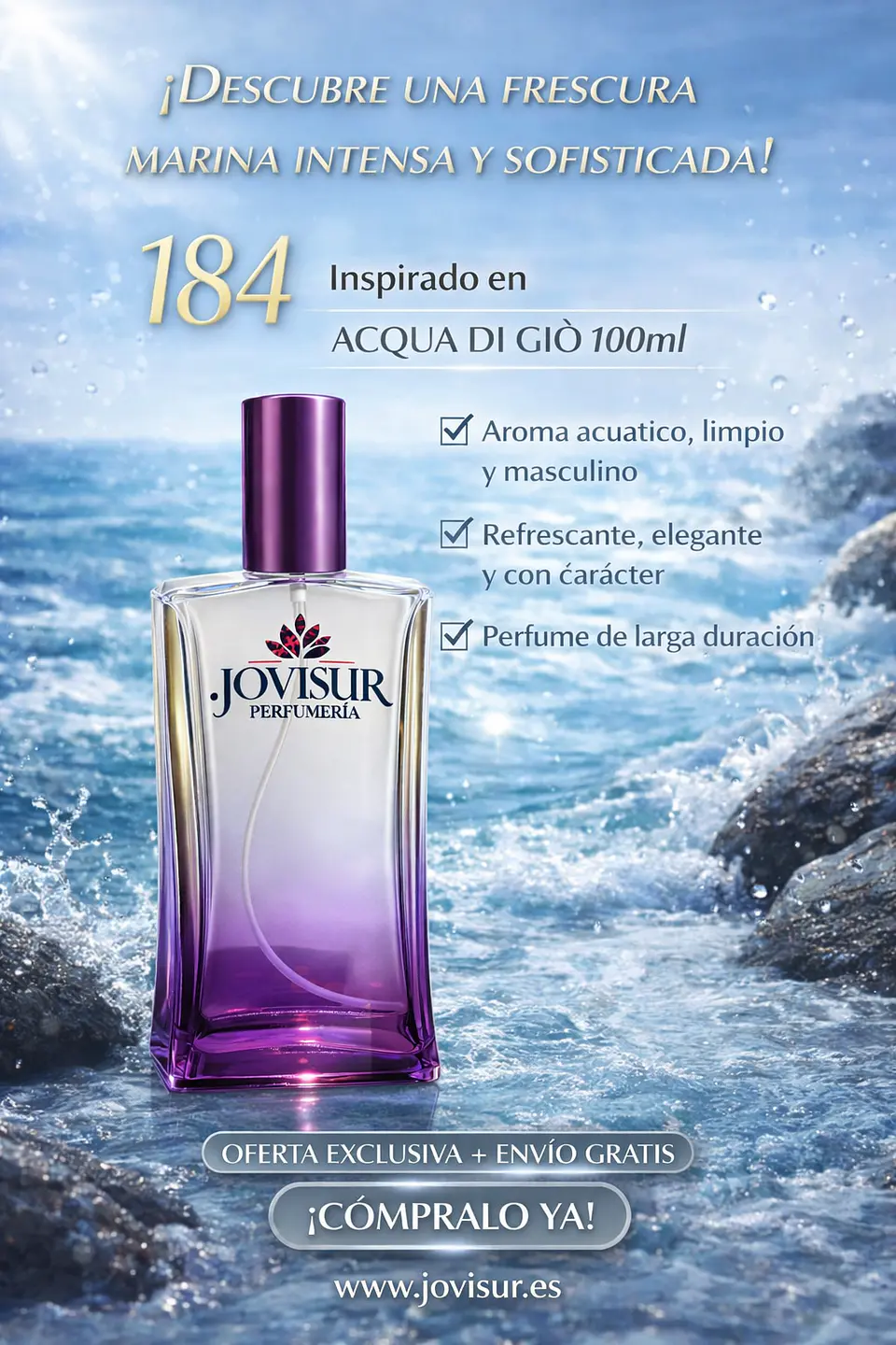 184 - Inspirado en ACQUA DI GIO - 100ml 1