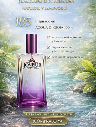 185 - Inspirado en ACQUA DI GIOIA - 100ml