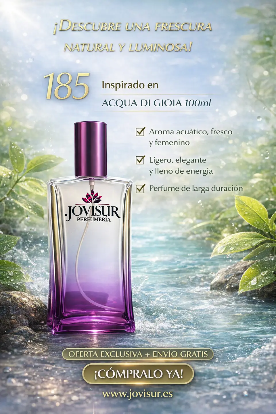 185 - Inspirado en ACQUA DI GIOIA - 100ml 1