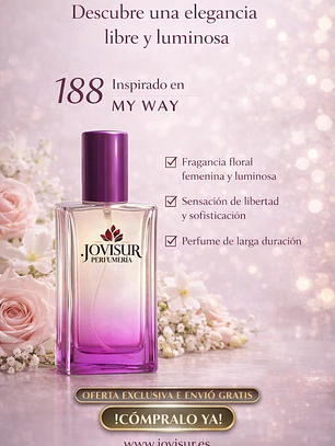188 - Inspirado en MY WAY - 100ml