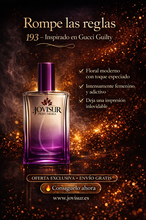 193 - Inspirado en GUCCI GUILTY - 100ml