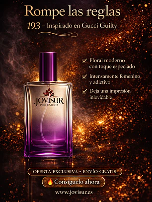193 - Inspirado en GUCCI GUILTY - 100ml