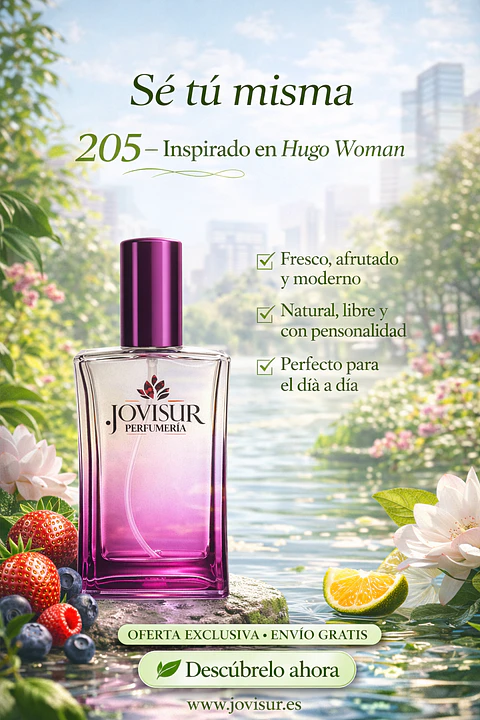 205 - Inspirado en HUGO WOMAN - 100ml