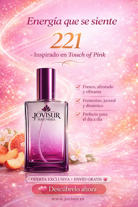 221 - Inspirado en TOUCH OF PINK - 100ml
