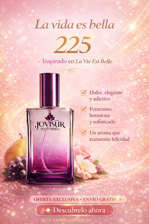 225 - Inspirado en LA VIE EST BELLE - 100ml