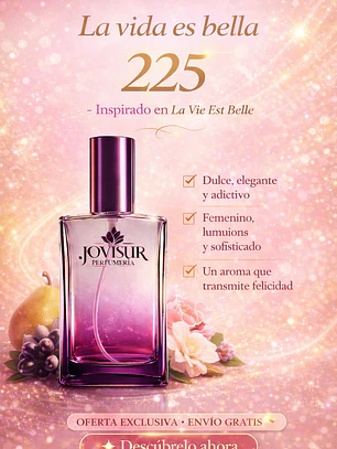 225 - Inspirado en LA VIE EST BELLE - 100ml