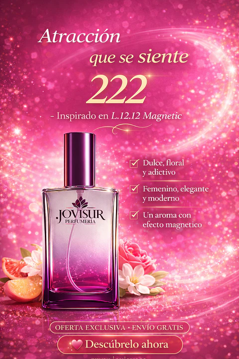 222 - Inspirado en L.12.12. POUR ELLE MAGNETIC - 100ml