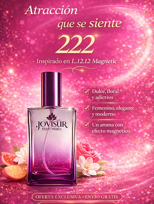 222 - Inspirado en L.12.12. POUR ELLE MAGNETIC - 100ml