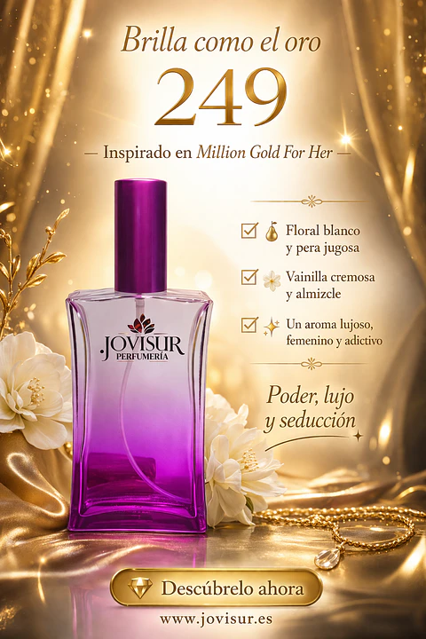 249 - Inspirado en MILLION GOLD FOR HER - 100ml