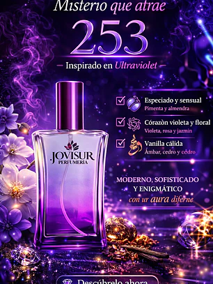253 - Inspirado en ULTRAVIOLET - 100ml