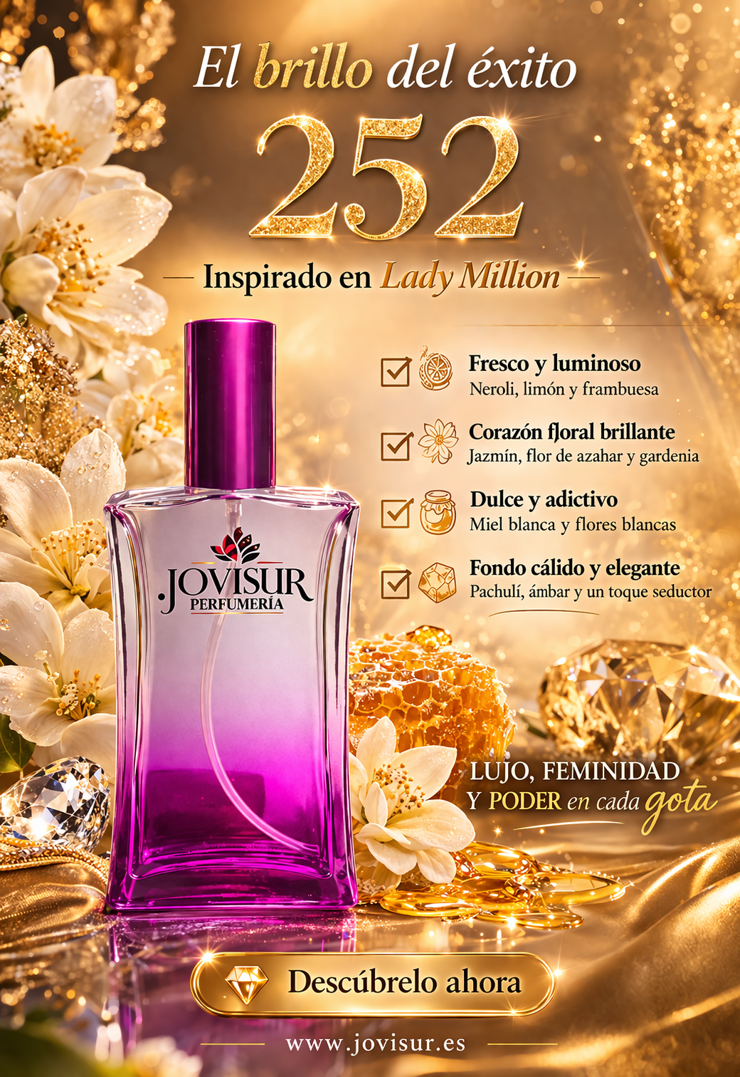 252 - Inspirado en LADY MILLION - 100ml 1