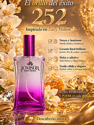 252 - Inspirado en LADY MILLION - 100ml