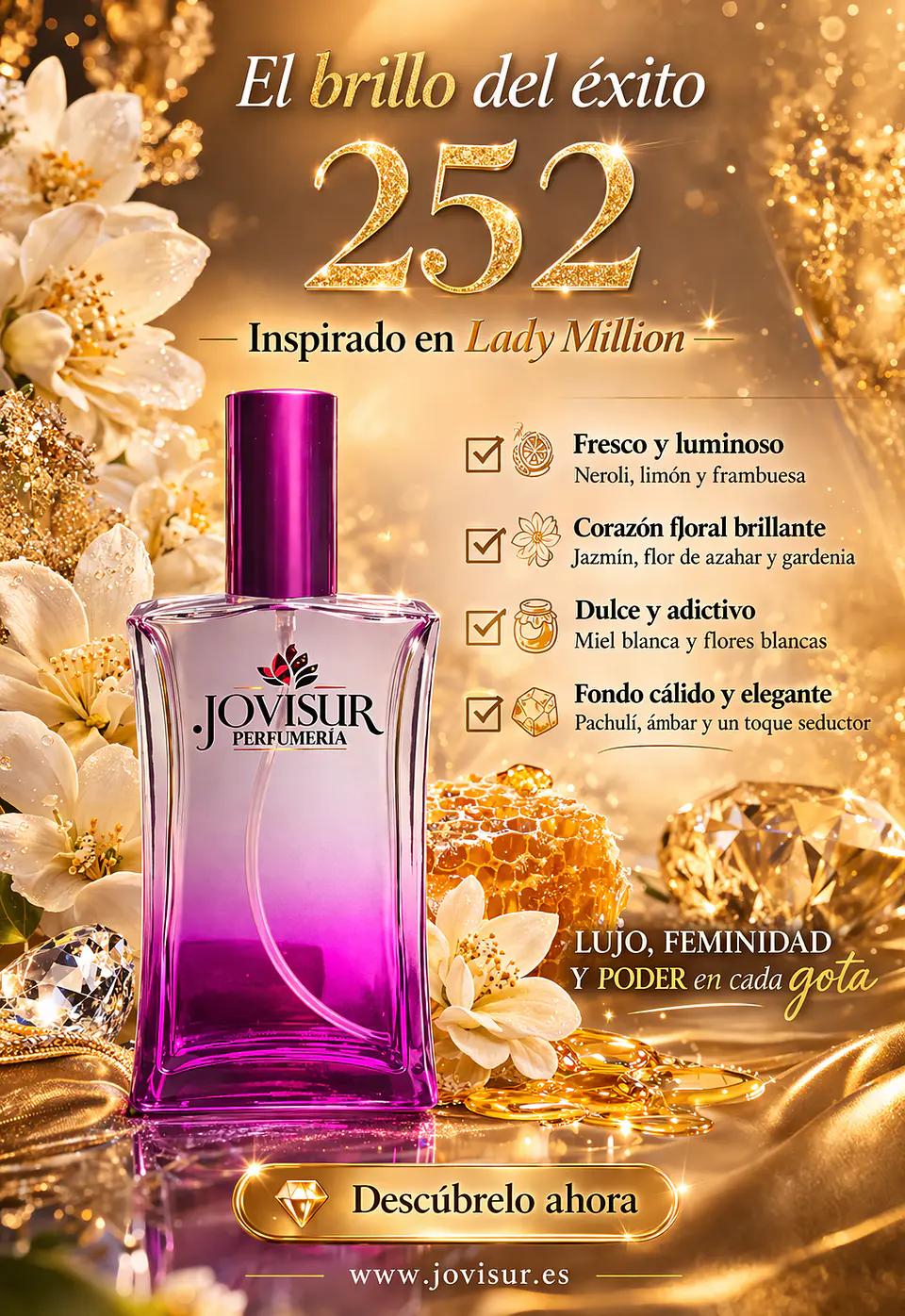 252 - Inspirado en LADY MILLION - 100ml 1