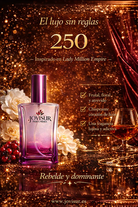 250 - Inspirado en LADY MILLION EMPIRE - 100ml