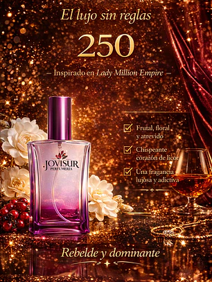 250 - Inspirado en LADY MILLION EMPIRE - 100ml