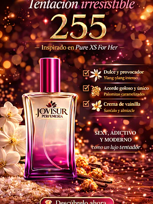 255 - Inspirado en PURE XS FOR HER - 100ml