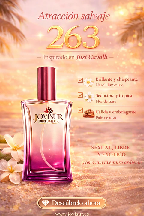 263 - Inspirado en JUST CAVALLI - 100ml