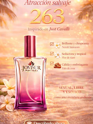 263 - Inspirado en JUST CAVALLI - 100ml