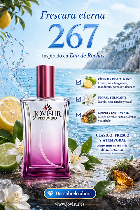 267 - Inspirado en EAU DE ROCHAS - 100ml