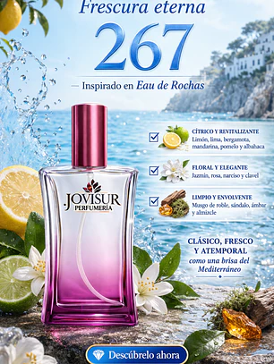 267 - Inspirado en EAU DE ROCHAS - 100ml