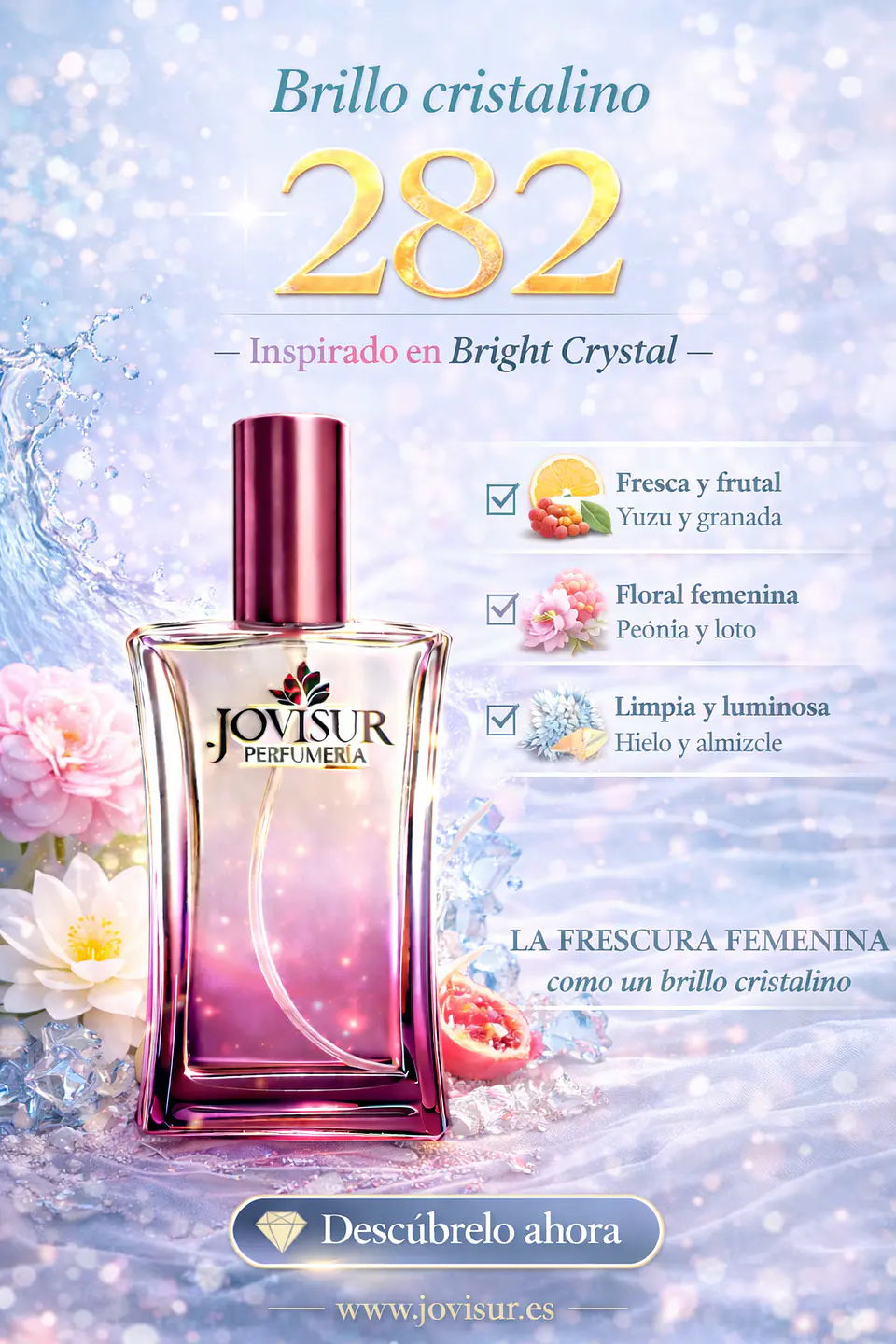 282 - Inspirado en BRIGHT CRYSTAL - 100ml 1