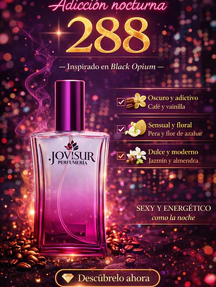 288 - Inspirado en BLACK OPIUM - 100ml