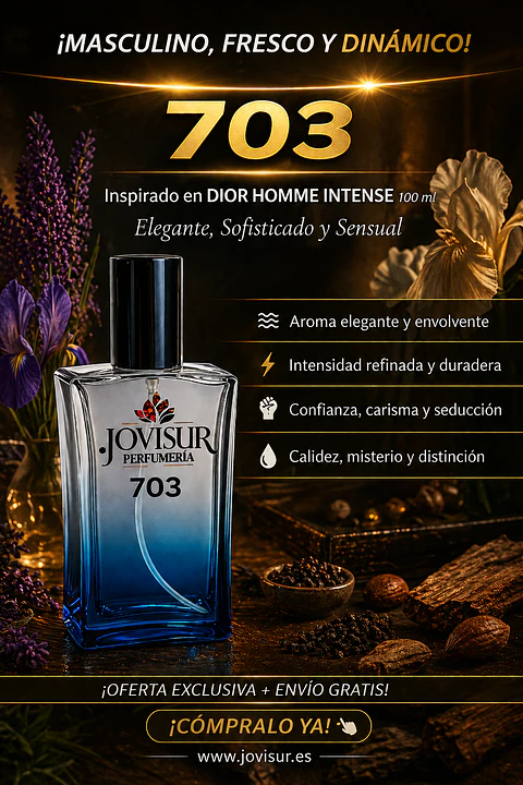 703 - Inspirado en DIOR HOMME INTENSE - 100ml