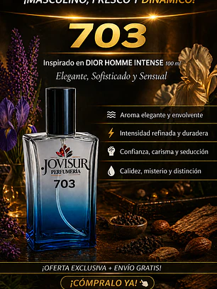 703 - Inspirado en DIOR HOMME INTENSE - 100ml