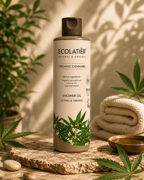 Aceite de Ducha Lifting y Firmeza Cannabis Ecológico 250ml