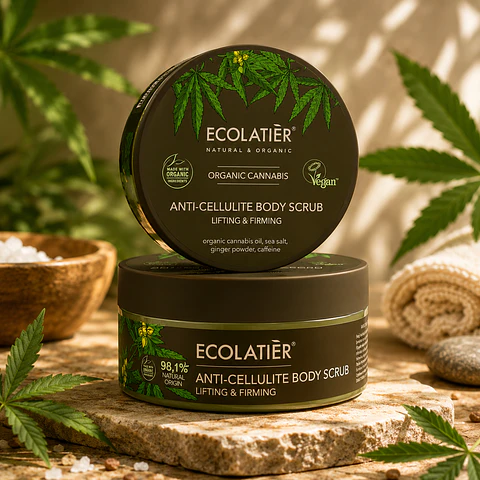 Exfoliante Corporal Anticelulítico Lifting y Firmeza Cannabis Ecológico 300gr