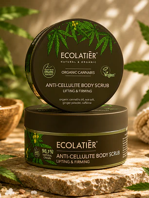 Exfoliante Corporal Anticelulítico Lifting y Firmeza Cannabis Ecológico 300gr