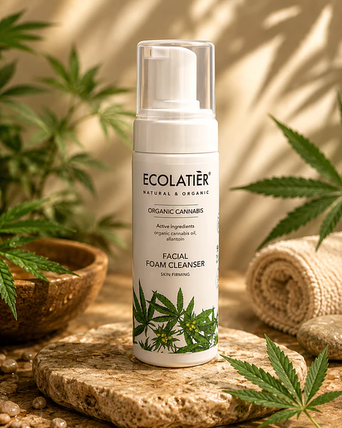Espuma Limpiadora Facial Reafirmante Cannabis Ecológico 150ml