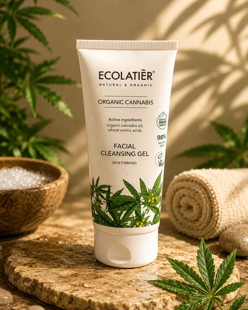 Gel Limpiador Facial Reafirmante Cannabis Ecológico 100ml 1