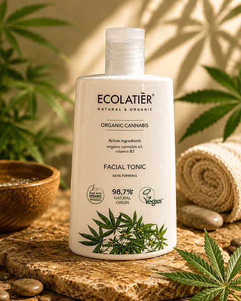 Tónico Facial Reafirmante Cannabis Ecológico 250ml