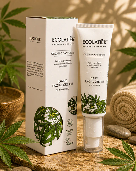 Crema Facial Diaria Reafirmante de la Piel Cannabis Ecológico 50ml