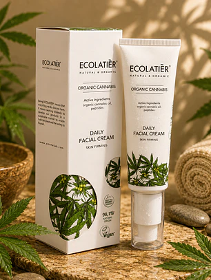 Crema Facial Diaria Reafirmante de la Piel Cannabis Ecológico 50ml