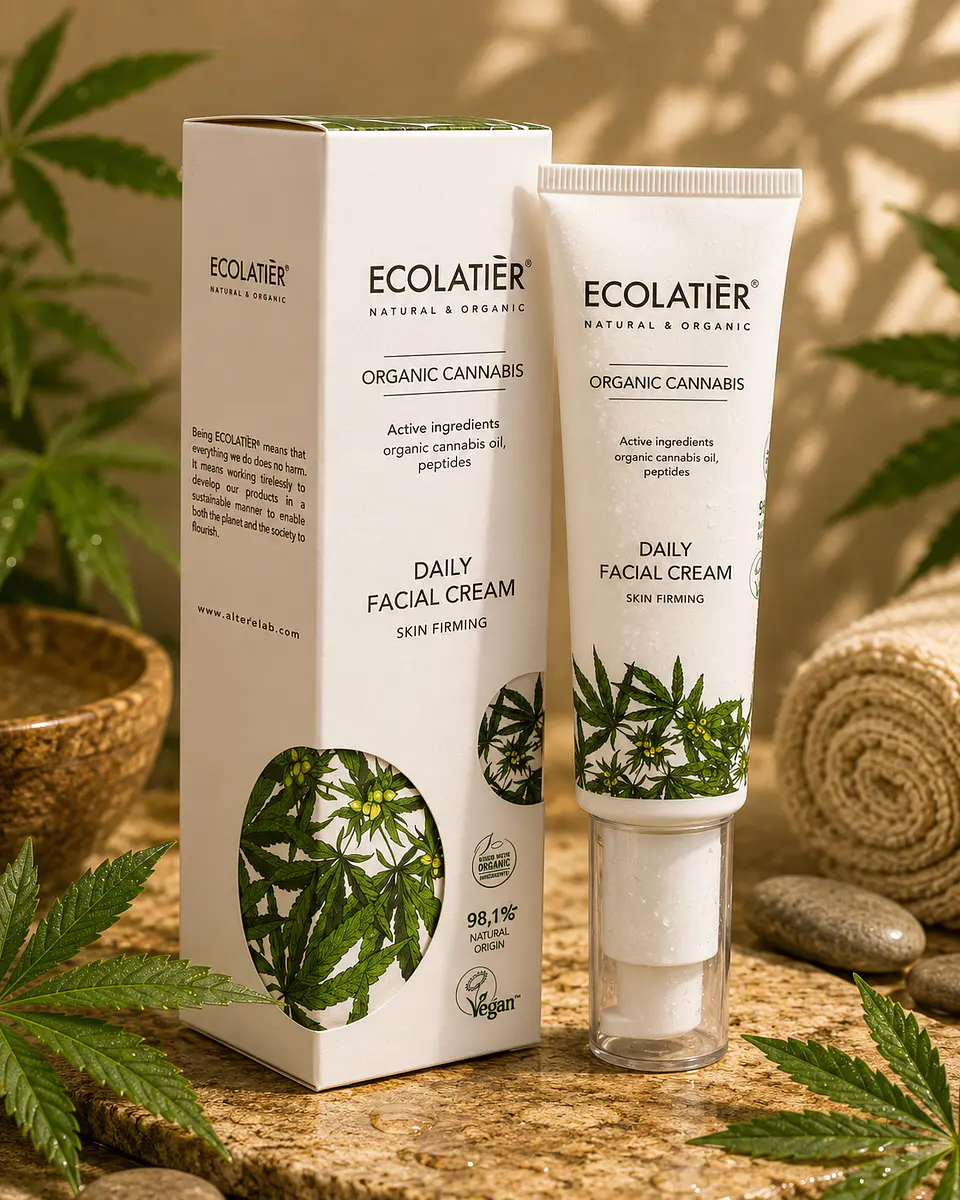 Crema Facial Diaria Reafirmante de la Piel Cannabis Ecológico 50ml 1