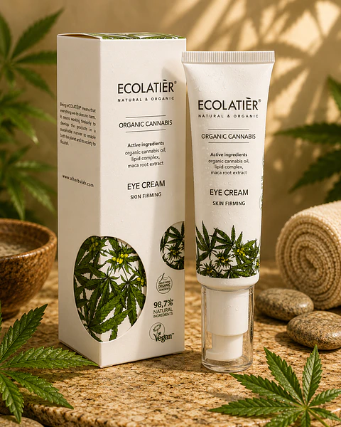 Crema Contorno de Ojos Reafirmante Cannabis Ecológico 30ml