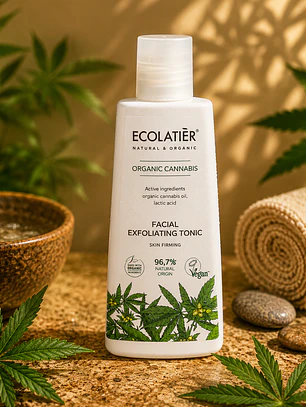 Tónico Exfoliante Facial Reafirmante Cannabis Ecológico 100ml