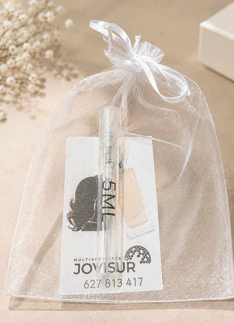 Vial de plástico con perfume 5ml "aroma a elegir"