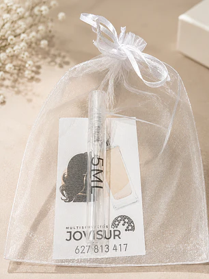 Vial de plástico con perfume 5ml 